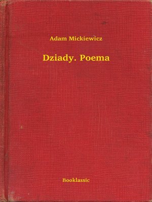cover image of Dziady. Poema
